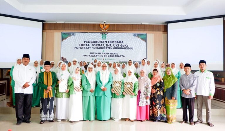 PC Fatayat Gunung Kidul Kukuhkan Pengurus LKP3A, FORDAF, IHF, UKF & Kampanye anti-kekerasan terhadap Anak & Perempuan